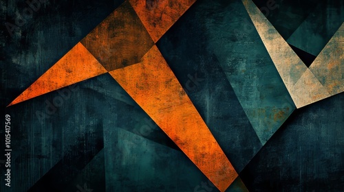 An abstract modern background of black, teal, orange, and yellow, not a 4:3 aspect ratio, in high quality