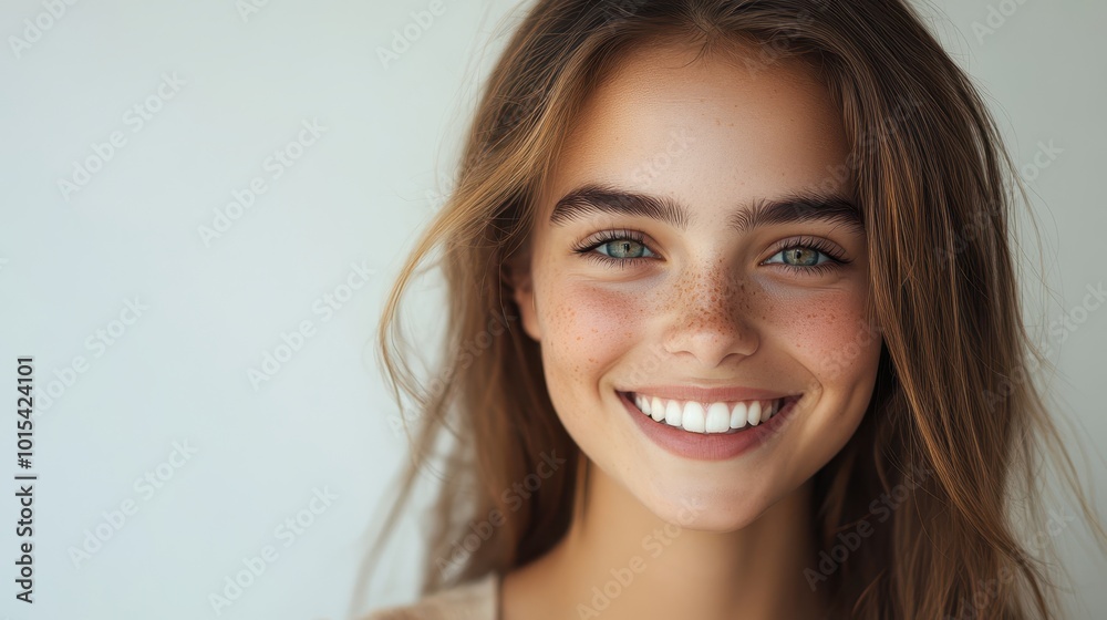 Portrait view of a regular happy smiling Monaco girl, ultra realistic, candid, social media, avatar image, plain solid background Portrait view of a regular happy smiling Monaco girl, ultra realistic, candid, social media, avatar image, plain solid background