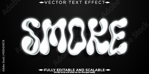 Halloween monster text effect, editable horror and scary text style