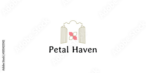 Petal Haven Logo. Boutique Floral Company Logo Design
