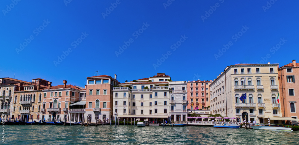Hotels Regina, Europa and other by the water, Venice, Italy Hotels Regina, Europa and other by the water, Venice, Italy