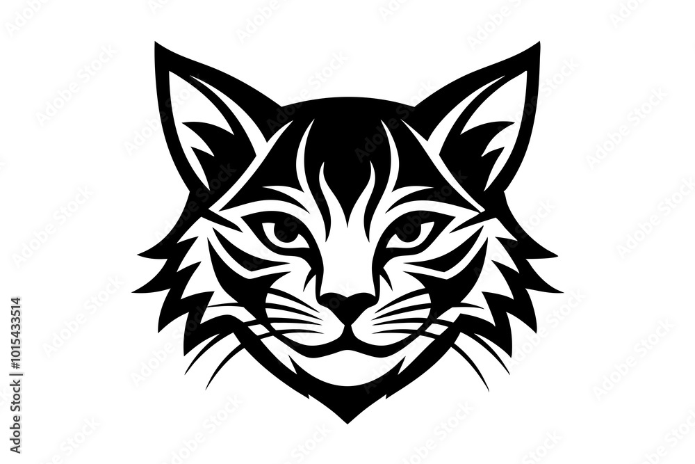 scottish wildcat head logo vector illustration scottish wildcat head logo vector illustration