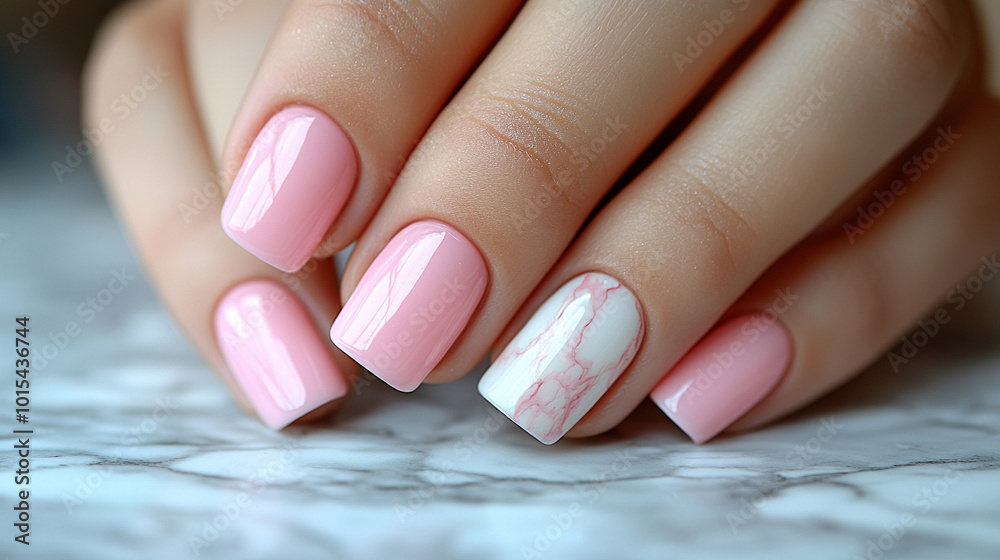Close-up of a woman's hands with neatly manicured nails in soft pastel tones, symbolizing elegance, simplicity, and femininity. The gentle hues evoke calm, grace, and refined sophistication Close-up of a woman's hands with neatly manicured nails in soft pastel tones, symbolizing elegance, simplicity, and femininity. The gentle hues evoke calm, grace, and refined sophistication