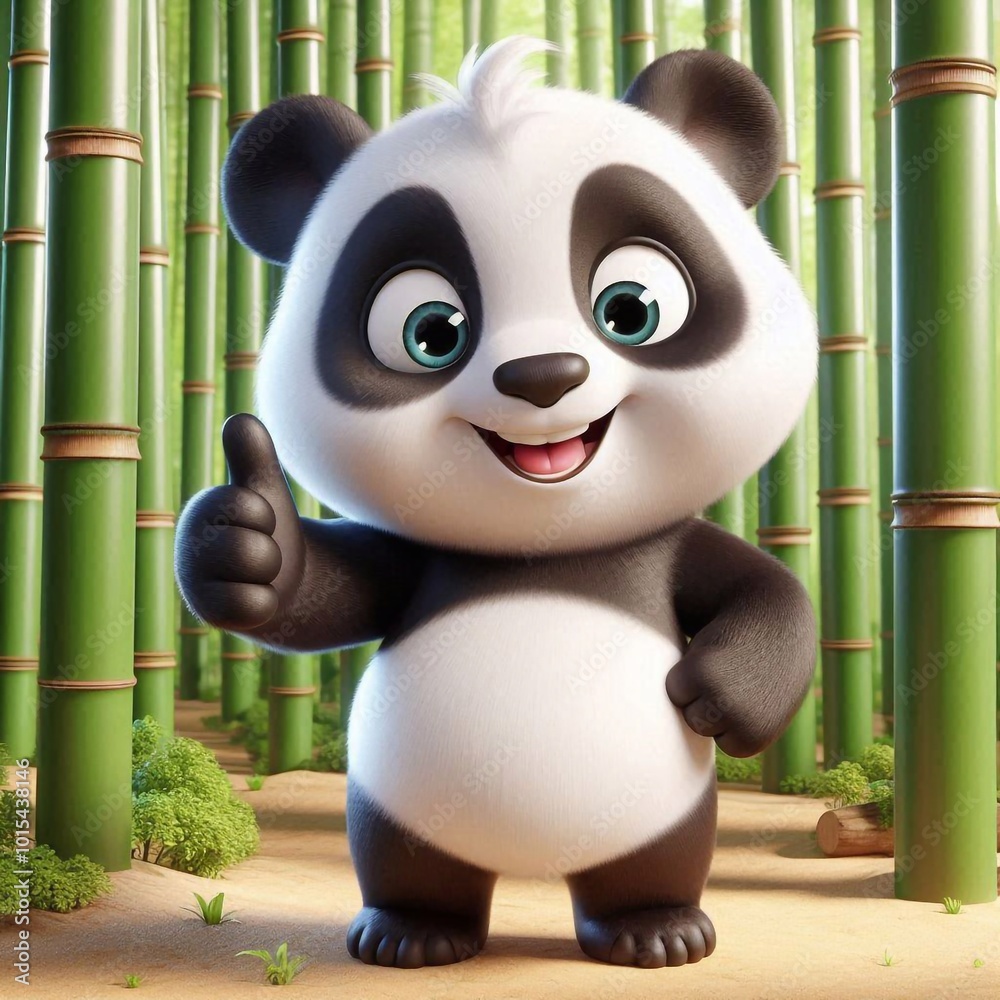 Panda Daumen hoch Panda Daumen hoch