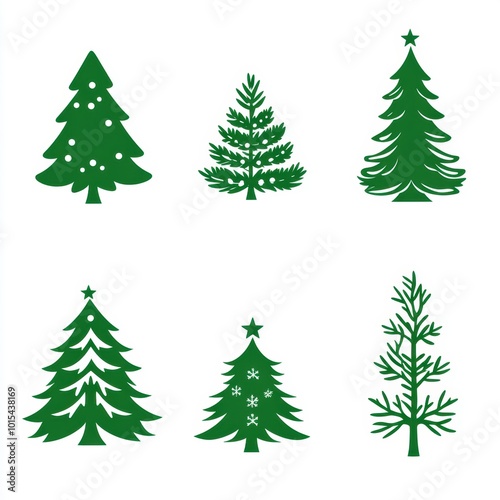 Vector illustration of Christmas tree