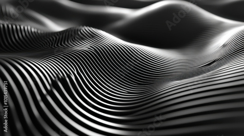 Abstract Lines Creating A Sense Of Motion Dynamic And Modern.