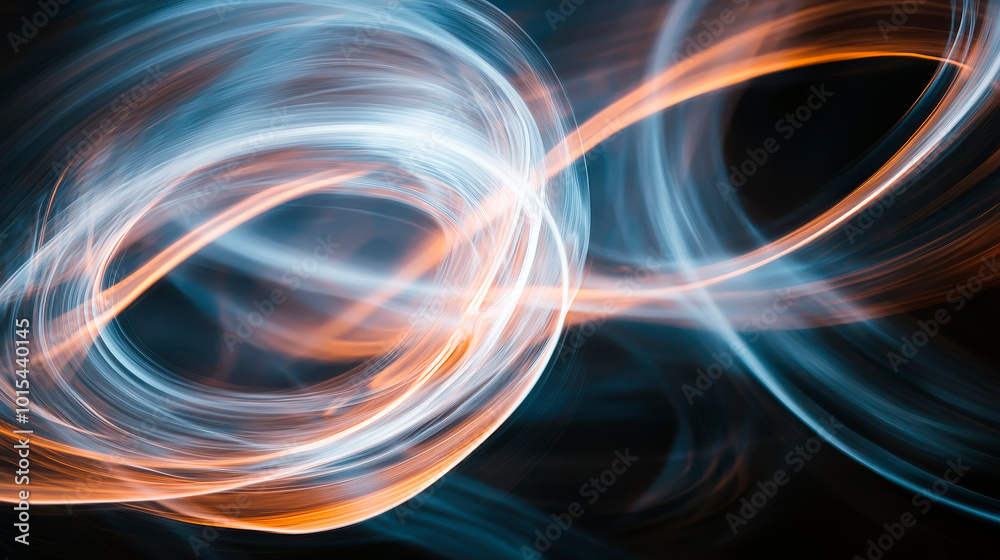 Abstract Swirls Of Light In Motion Dynamic And Captivating. Abstract Swirls Of Light In Motion Dynamic And Captivating.