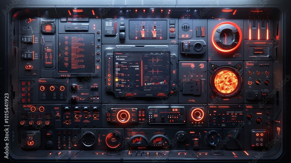Colorful Futuristic Interface Dashboard Colorful Futuristic Interface Dashboard