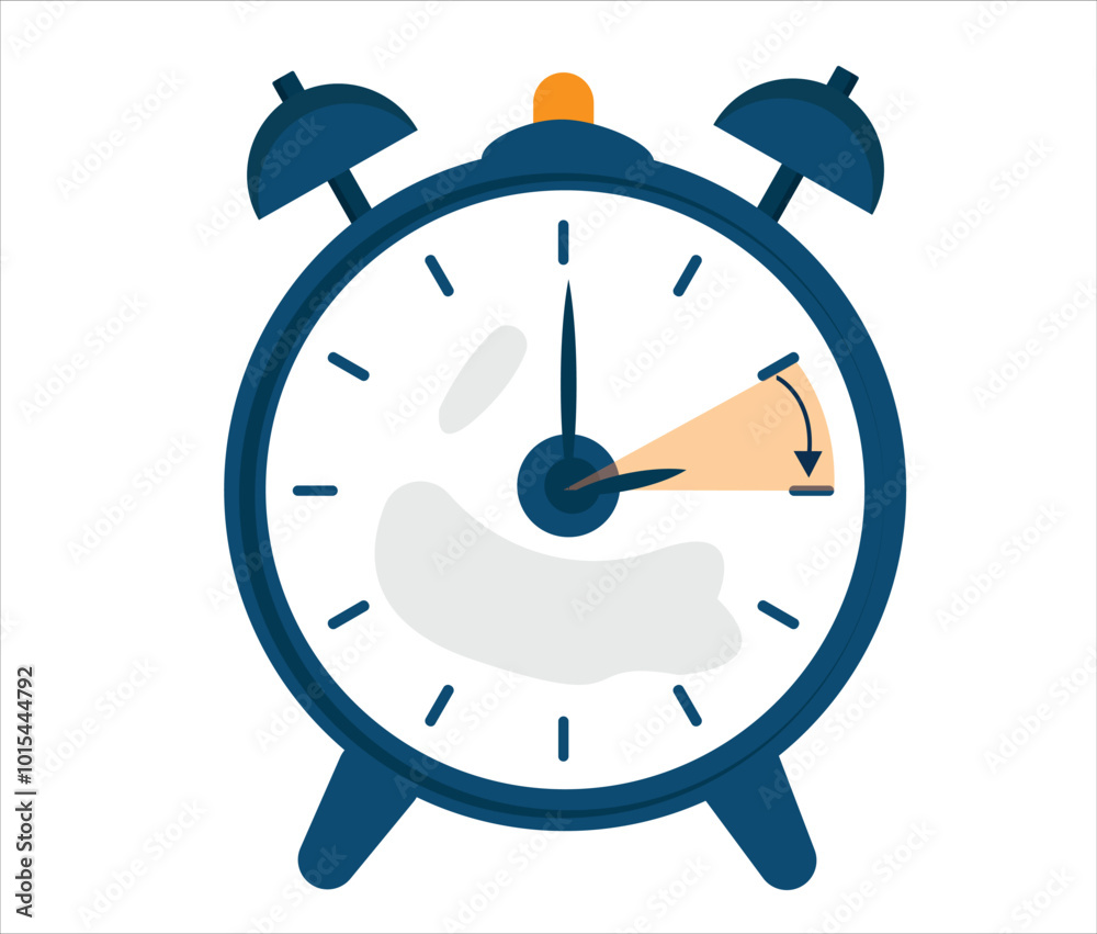 Daylight Saving Time clock change icon set. Spring forward, fall back dst icons vector illustration Daylight Saving Time clock change icon set. Spring forward, fall back dst icons vector illustration