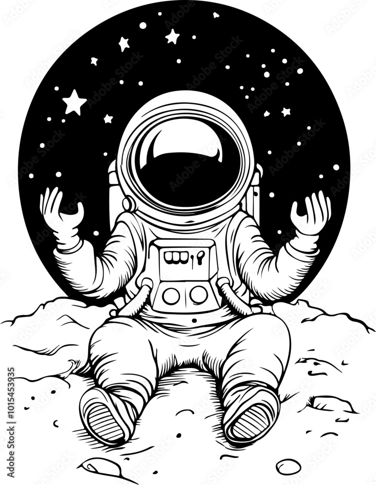 Naklejka premium Malbuch, Sketch, Vektorgrafik, illustration, graphic, silhouette, graustufen