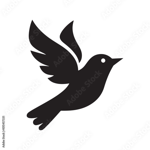 birds Vector illustration silhouette image icon