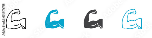bicep icon sign and symbol