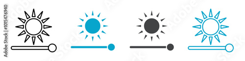 brightness icon sign and symbol