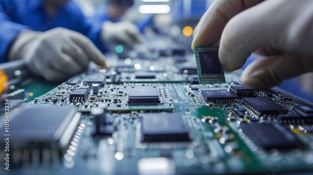 Inside a Jiangxi Chip Development Facility Engineers and Technicians Collaborate on Cutting-Edge Electronics for Innovation and Technology Advancement Inside a Jiangxi Chip Development Facility Engineers and Technicians Collaborate on Cutting-Edge Electronics for Innovation and Technology Advancement