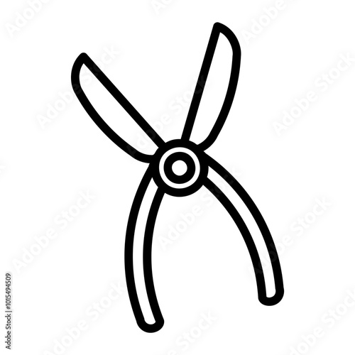pruners Line Icon