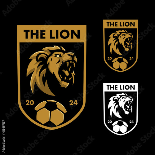 Lion soccer logo