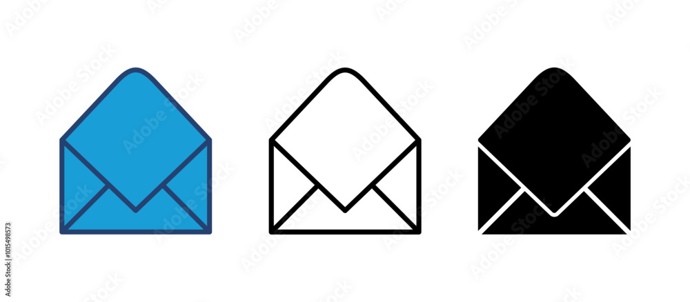 Mail icon vector. email icon vector. E-mail icon. Envelope illustration Mail icon vector. email icon vector. E-mail icon. Envelope illustration