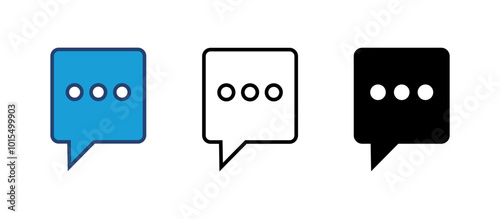 Chat icon vector. speech bubble icon. comment icon vector. message. contact us