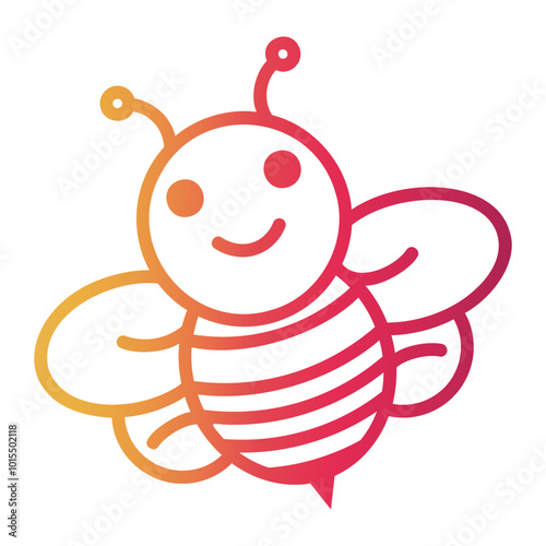 bee Line Gradient Icon
