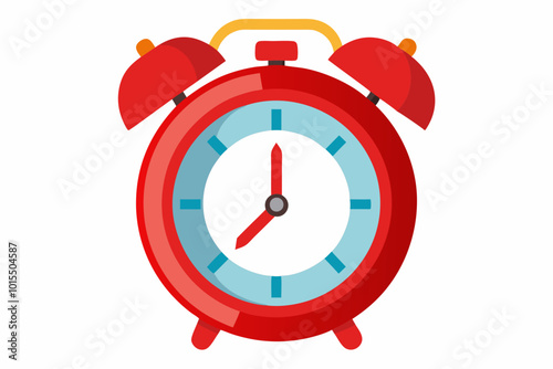 Alarm clock vector art and illustration