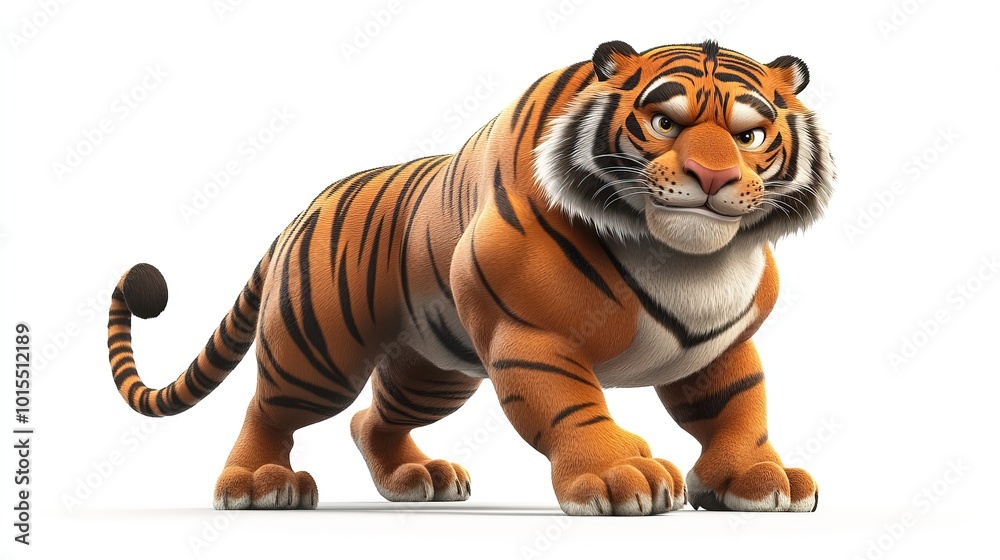 Naklejka premium tiger muscles