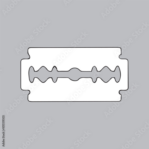 razor blade vector illustration