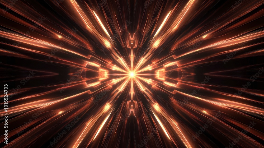 A symmetrical pattern of glowing lines radiating from the center, creating a futuristic starburst effect. A symmetrical pattern of glowing lines radiating from the center, creating a futuristic starburst effect.
