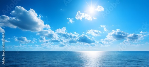 blue sky with clouds