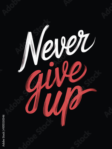 A hand-drawn inspirational quote 