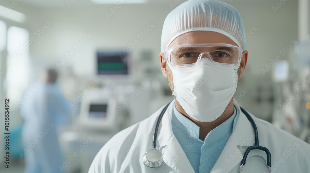 the surgeon working in the operation room the surgeon working in the operation room