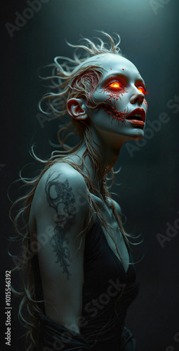 “Tattooed Mystery in the Shadows”