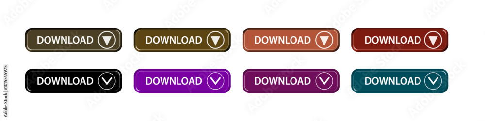 download button as vector element graphic of website or application illustration isolated on white background. set of downloads buttons for app and web graphic design download button as vector element graphic of website or application illustration isolated on white background. set of downloads buttons for app and web graphic design