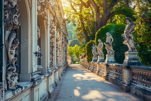 Interior of the Schonbrunn Palace, Vienna, Austria photo