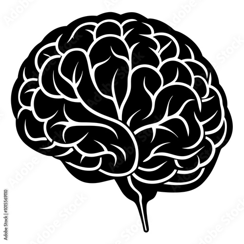Brain vector art illustration