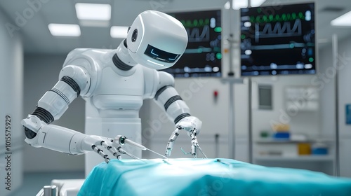 Robot Surgeon Operating Room