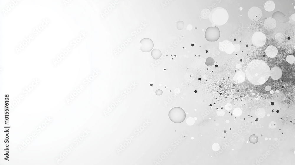 Abstract silver background with particles. Abstract silver background with particles.