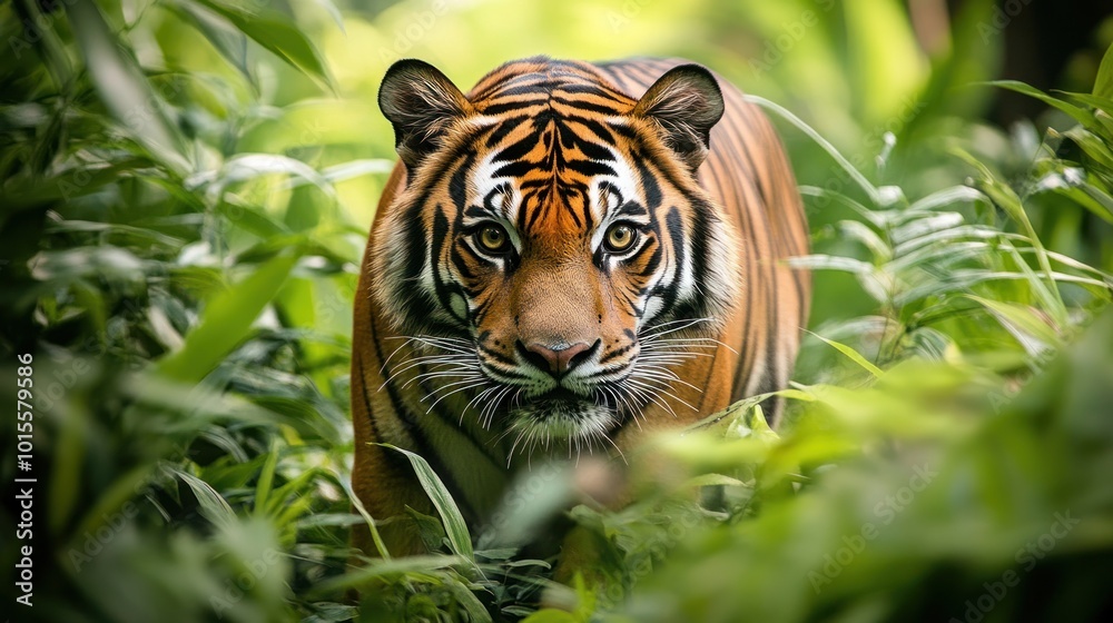 Fototapeta premium Endangered species status: Monitoring and assessing the risk of extinction for vulnerable animals and plants
