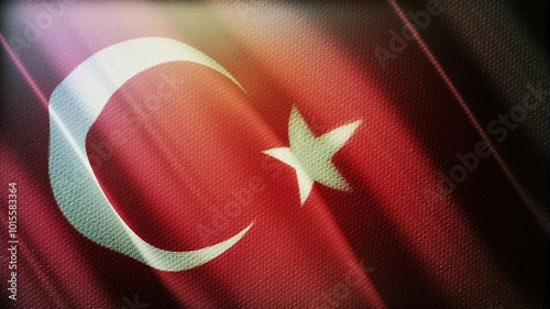 A Cinematic Tribute to the Turkiye Flag