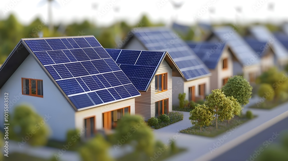 Solar Powered Homes Neighborhood Solar Powered Homes Neighborhood