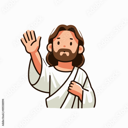 Jesus greeting