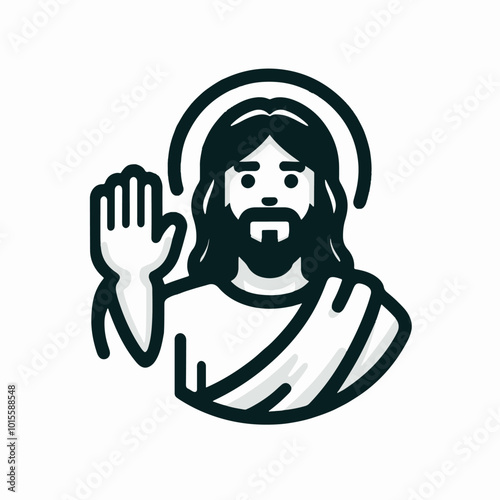 Jesus greeting
