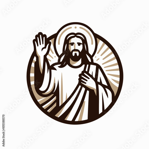 Jesus greeting