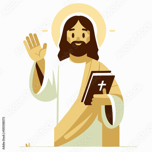 Jesus greeting