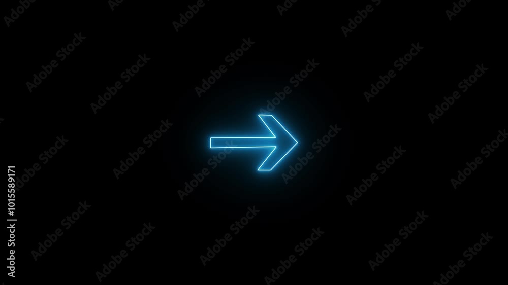 Direction Neon Arrow Direction Neon Arrow