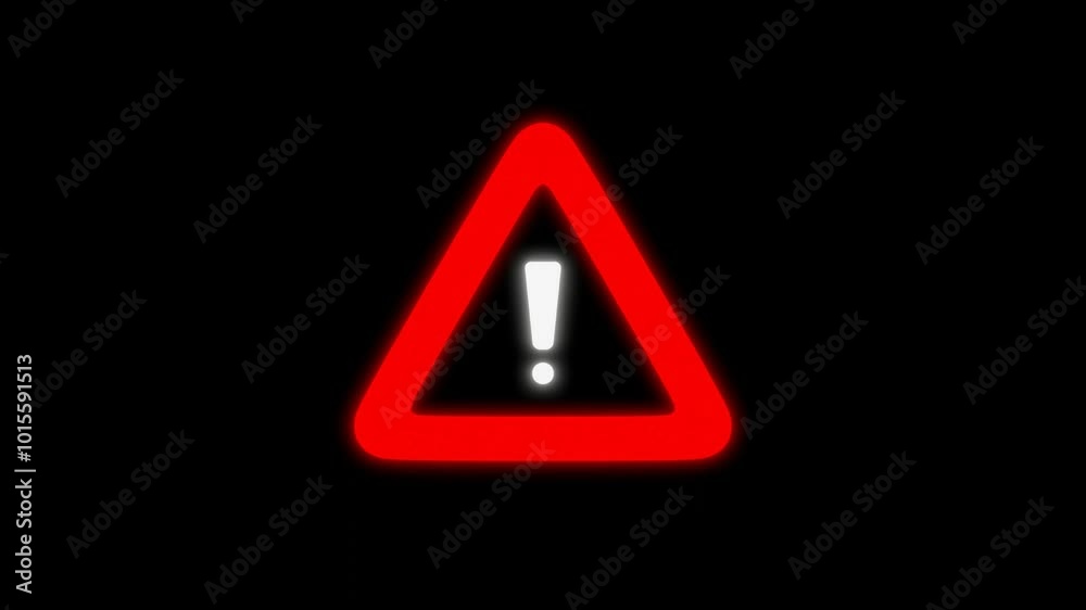 looping animation of warning symbols looping animation of warning symbols