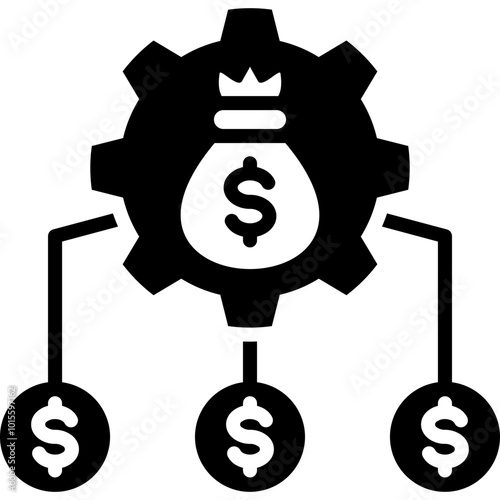 Capital Structure Icon