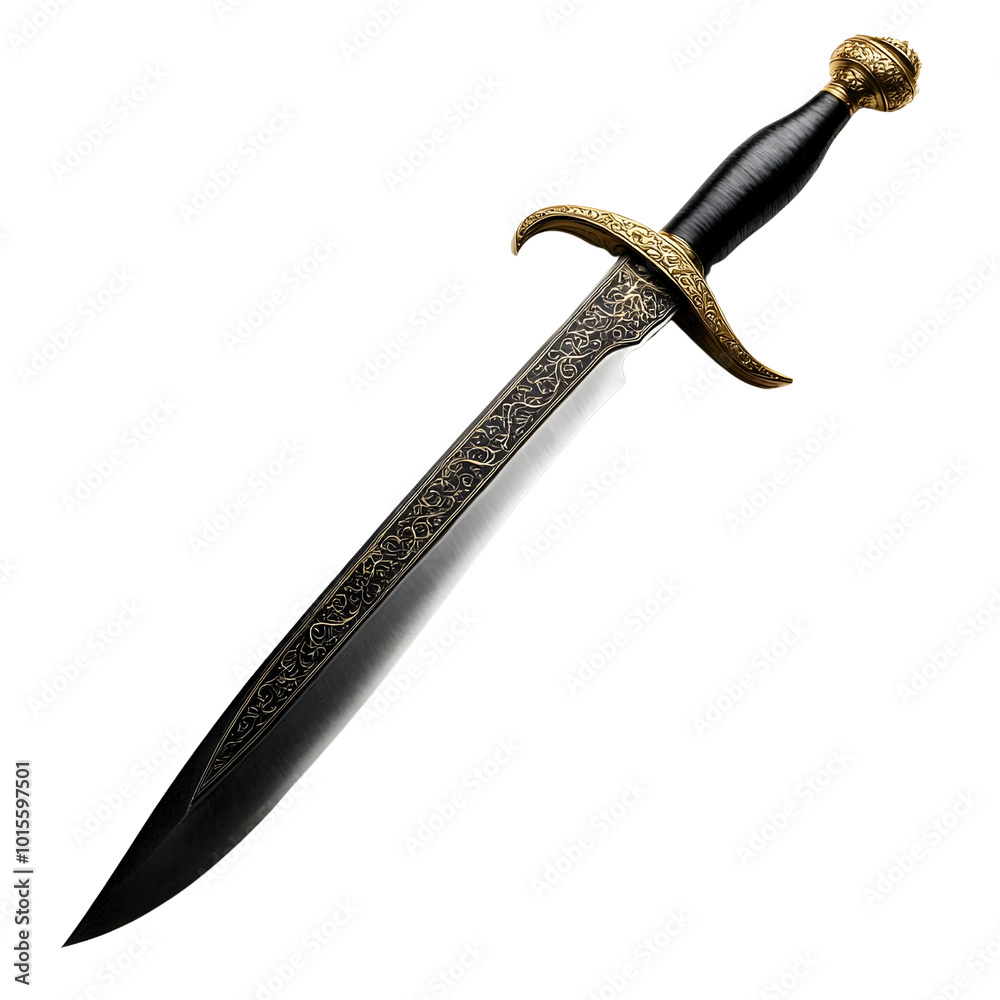 Intricately designed sword with a golden hilt, showcasing craftsmanship and historical significance. Intricately designed sword with a golden hilt, showcasing craftsmanship and historical significance.
