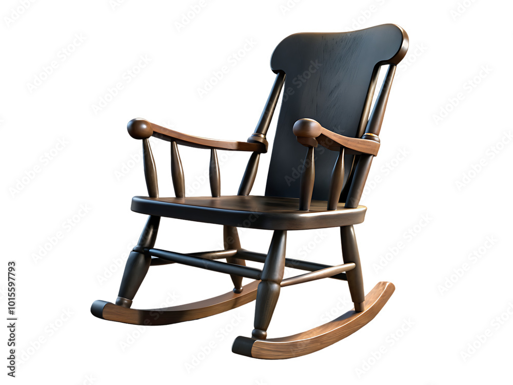 rocking chair isolated on transparent background rocking chair isolated on transparent background