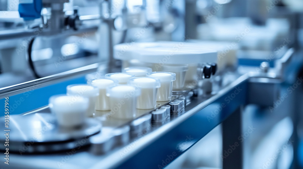 A production line focusing on creating biodegradable packaging solutions for consumer products. A production line focusing on creating biodegradable packaging solutions for consumer products.