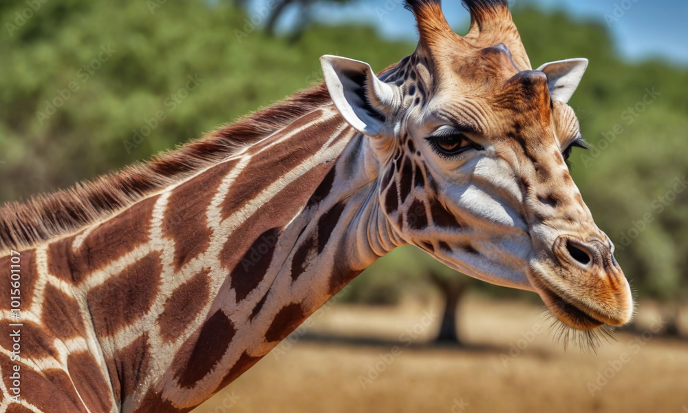 Obraz premium giraffe in the zoo